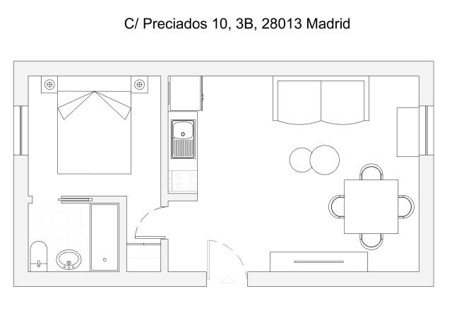 Apartment in Madrid - M (PRE3B) Moderno diseño Madrid centro Sol 8